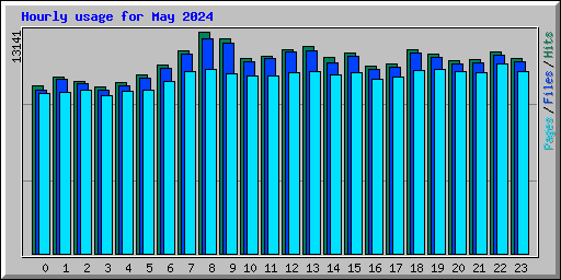 Hourly usage for May 2024